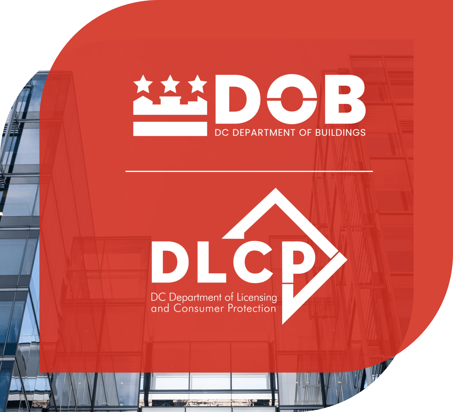 Logos for DOB and DLCP